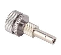 Vistreck Boquilla Boquilla de Nebulización en Forma de Abanico con Conector Rápido Latón 6 Mm para Sistemas Enfriamiento Efectivos