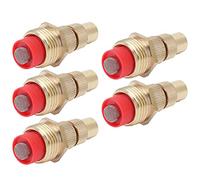 Vistreck Boquillas Atomizadoras Ajustables de Rosca Macho G1/2 de 5 Uds para Césped, Jardín y Uso Industrial