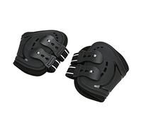 Vistreck Botas de Pata Trasera de Caballo Transpirables y Resistentes a los Impactos, Protector Menudillo Ligero y Ajustable, Protección Antideslizante para Saltar Entrenar (Medio)