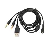 Vistreck Cable de para Auriculares para 5, 7, Pro - USB y Conector de 3,5 Mm, Cable 2 M Longitud