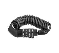 Vistreck Cable Lock, 4-Digit Smart Combination Security | Resistente a la intemperie y versátil, ideal para bicicletas y motocicletas, con fuertes cables de acero y revestimiento de