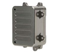 Vistreck Caja Receptora de Metal, Actualización de Caja ESC para Coche Trepador Control Remoto SCX10 1/10, Duradera y Ligera