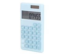 Vistreck Calculadora de Bolsillo de Energía Solar 8 Dígitos con Pantalla LCD Grande y Botones Sensibles (Azul)