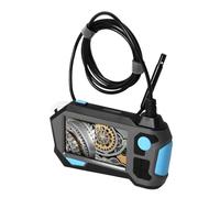 Vistreck Cámara de InspeccióN de Tuberías con RotacióN 720° y Lente Dual 8 Mm - Endoscopio Impermeable IP68 con 4,5" S N