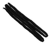 Vistreck Cinta de Cinta de Perlas 1 Yarda - Elegante Decoración Costura DIY para Moda y Accesorios (Perlas oblicuas negras 1 cm.)