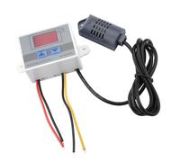 Vistreck Controlador de Interruptor Higrómetro Digital XH-W3005 - Sensor de Humedad 0-99% RH, Opciones 12V/24V/220V (220V)
