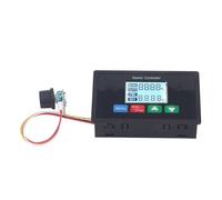 Vistreck Controlador de Velocidad del Motor de CC con Pantalla LCD, Función Sincronización para Funcionamiento hacia Adelante y hacia Atrás, Regulador Motor DC10-55V