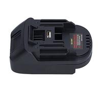 Vistreck Convertidor Adaptador de Batería para Herramientas Eléctricas de Litio 18 V - Interfaz Carga USB