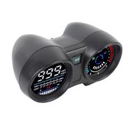 Vistreck DC 12V Motocicleta LCD Velocímetro Cuentakilómetros Tacómetro con Retroiluminación de 7 Colores - Universal Varios Modelos