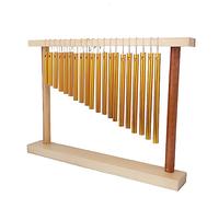 Vistreck Instrumento Musical de Mesa de Carillones Viento 20 Tonos para Niños con Martillo - Juguete Percusión