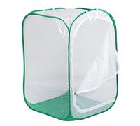 Vistreck Jaula CT Ventilada Plegable con Cremallera y Malla de Transmisión de Luz para una Fácil Visualización