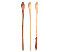 Vistreck Juego de Cucharas de Madera con Largo 3 Piezas para Mezclar café, té con Leche y Miel - Esenciales Cocina