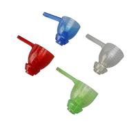 Vistreck Juego de Cucharas Medidoras para Fugas de 4 piezas: Herramientas Cocina a Prueba Derrames con Diseño Embudo Inteligente para Mediciones Precisas