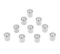 Vistreck Juego de émbolos de Resorte Bola Ajuste a Presión Acero Inoxidable 304, 10 Uds., Cuerpo 5mm X 6mm, Ideal para Aplicaciones Mecánicas