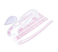Vistreck Juego de Reglas de Costura para Principiantes, 7 Piezas, Kit Creación Patrones Curvas Francesas para Sastres y Diseñadores
