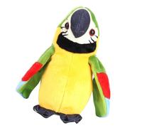 Vistreck Juguete de Loro de Peluche Eléctrico Lindo Dibujos Animados: Juguete único para Aprender a Hablar y Cantar para Niños (Verde)