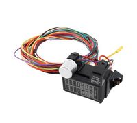 Vistreck Kit de Mazo de Cables 8 circuitos: Cableado Eléctrico Confiable y Resistente Al Calor para Rat Rods, Sand Cars, Autos Clásicos y Hot Rods