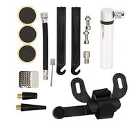Vistreck Kit de Reparación de Neumáticos Bicicleta con minibomba: Accesorio Esencial para Bicicletas Carretera y Montaña (Plata)