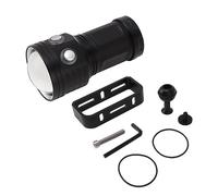 Vistreck Luz de Vídeo de Buceo 10000LM IPX8 Linterna Subacuática Impermeable para 100 M con Modos Rojo y Azul