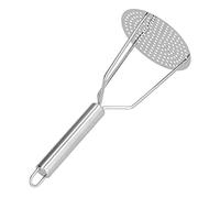 Vistreck Machacador de Patatas de Acero Inoxidable con Ergonómico para Triturar sin Esfuerzo, Ideal para Patatas, ñames y Más