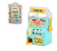 Vistreck Máquina de Lotería Expendedora de Bebidas para Bebés y Niños Pequeños, Juego Simulación, Juego Juguetes Onal para Aprender a Divertirse (Máquina Jaula)