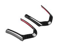 Vistreck Marco Embellecedor para Cubierta de Volante, 2 uds., para MSport F20 F22 F30 F32 F10 F06 F15 F16, Elegante Diseño de Fibra Carbono (Patrón Fibra Carbono)