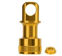 Vistreck MEIJUN Soporte de Hebilla de Pedal Liberación Rápida para Bicicleta Plegable - Adaptador Montaje Marco Aluminio Ligero (Oro)