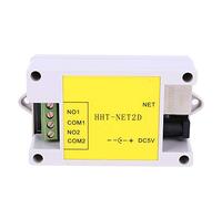 Vistreck Módulo de relé de Red IP Control Remoto 2 Canales para Hogar Inteligente - DC5V HHT NET2D para Dispositivos Móviles y Computadoras