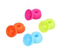 Vistreck Molde de Silicona Reutilizable para Rosquillas, 16 Uds., Colores Vibrantes para Hornear Pasteles y Pudines