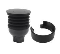 Vistreck Molinillo de café Tolva Monodosis 2 en 1 Contenedor de Soplado Granos con Anillo Dosificador Fuelle Silicona 58 Mm para Modelos Eureka Mignon (Anillo negro)