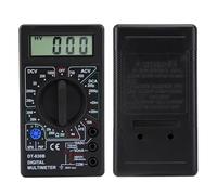 Vistreck Multímetro Digital LCD DT-830B: Voltímetro y Ohmímetro Versátil, Diseño Compacto, Lecturas Precisas, Ideal para Uso Doméstico y en Taller (DT-830B negro)
