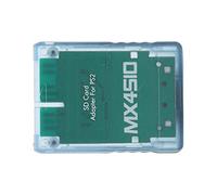 Vistreck MX4SIO SIO2 Adaptador de Tarjeta de Micro Almacenamiento para - Lector Tarjetas Hecho a Mano para Consola Fat (Azul Transparente)