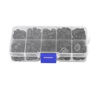 Vistreck Ojos y Narices de Plástico para Muñecas DIY, Set de 580 Piezas | Los osos de peluche, las artesanías de títeres y los juguetes de bricolaje, los ojos y narices de plástico brindan