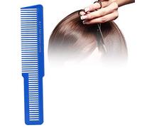 Vistreck Peine de Peluquería Profesional para Cortapelos y Tijeras, Herramienta de Corte Pelo Verde Antideslizante para Recortar (Azul)