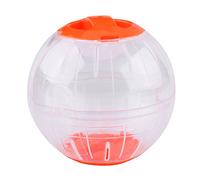 Vistreck Pelota de Ejercicio para Hámster de 12 Cm, Juguete Pequeño para Mascotas Jerbos y Hámsteres en Rosa, Azul y Naranja (Amarillo)