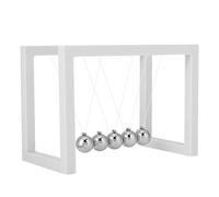 Vistreck Péndulo de Bola de Física Metal, Relaja y Motiva en el | Elegante estructura de plástico y bola de metal, perfecta para decoración del hogar o la oficina, única para todas las
