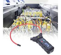 Vistreck Pinza Amperimétrica de Bobina Flexible para Medición de Alta Corriente CA: Pantalla LCD, Retención Picos, Almacenamiento Datos