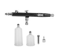 Vistreck Pistola Pulverizadora con Aerógrafo AR131: Herramienta Versátil para Pintura, Arte, Diseño de Camisetas y Más (Negra)