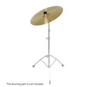 Vistreck Platillo Hi-Hat Crash Ride de Aleación de Latón 20 Pulgadas para Batería, con Brillo Metálico Brillante, para una Melodía Loca e Impactante (18")