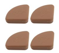 Vistreck Protectores de Esquina de Parachoques Borde Silicona, 30 Uds., para Seguridad del bebé y Protección Muebles (Café)