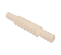 Vistreck Rodillo para Cerámica, Herramienta de Madera Maciza (Striped | Construcción de madera maciza, diseñada para proyectos de cerámica versátiles, fácil de usar con cualquier tipo de arcilla.