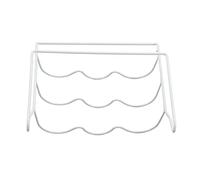 Vistreck Soporte Compacto para Vino y Bebidas para Frigorífico, Estante Metálico Resistente, Inodoro