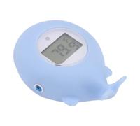 Vistreck Termómetro para Bañera de bebé en Forma de Ballena con Alarma Silenciosa, Juguete Flotante Infantil Preciso para un Baño Seguro
