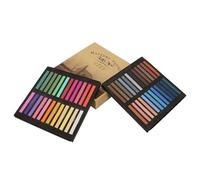 Vistreck Varillas para Teñir el Cabello con Crayones Fluorescentes, Juego de Tiza para el Cabello y Arte de 12 Colores Pintura en Colores Pastel y Proyectos Creativos (48)