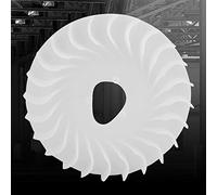 Vistreck Ventilador de Enfriamiento GX160 GX200 Motor, Rueda, para Motores | Ventilador de rueda de plástico resistente, compatible con motores GX140 de 5,5 y 6,5 , pieza de repuesto ideal para las