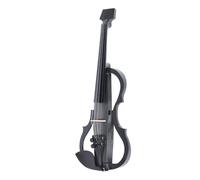 Vistreck Violín Eléctrico Silencioso 4/4 Tamaño Completo, Instrumento de | Cuerpo de ABS ligero, de captación transparente, práctica, puesta en escena, kit de violín eléctrico compatible con