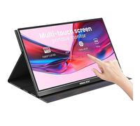 Visual Beat Portable Monitor Touch Screen 15.6'' 1080P USB-C HDMI Computer Display HDR IPS Eye Care Screen 100% sRGB with Smart Cover, Dual Speakers for Laptop PC Mac Phone PS4/5 Xbox Switch