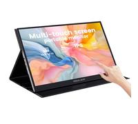Visual Beat Portable Monitor Touch Screen 15.6'' 1080P USB-C HDMI Computer Display HDR IPS Eye Care Screen 100% sRGB with Smart Cover, Dual Speakers for Laptop PC Mac Phone PS4/5 Xbox Switch