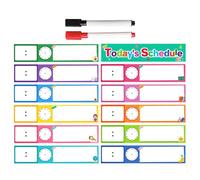 Visual Schedule - Kids Routine Chart with 12 Behavior Cards, Daily Communication Planner, Educational Learning Tool, Child Activity Organizer | Home Classroom Use, Bedtime Morning Routine, Cognitive