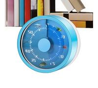 Visual Timer For Kids & Adults - Temporizador de cuenta regresiva de 60 minutos con alarma silenciosa o audible - Herramienta de gestión de tiempo para aulas, hogar, oficina, ADHD, enfoque y ayuda de